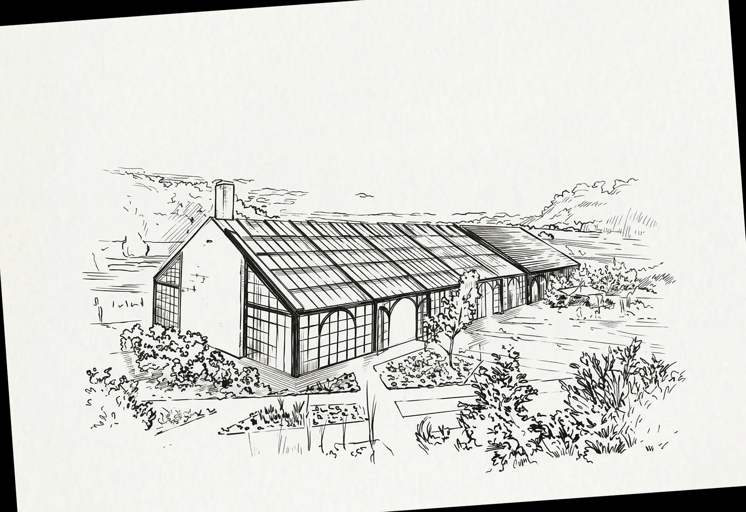 Iris Orangerie sketch